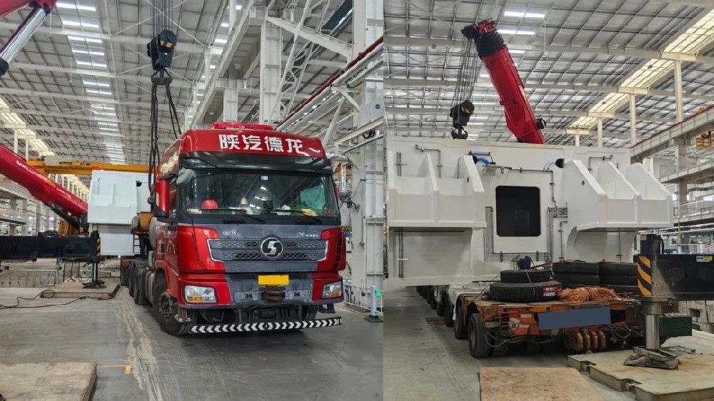 中際國邦大件：克服寒潮風雪，確保壓力機設備順利發運，彰顯企業擔當！